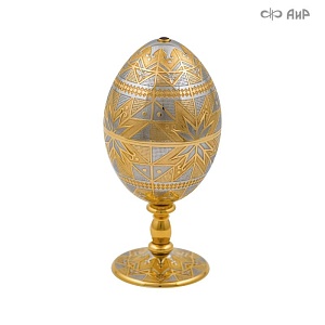  Сувенирное яйцо ручной работы Звезда № 36882 - мастера Златоуста