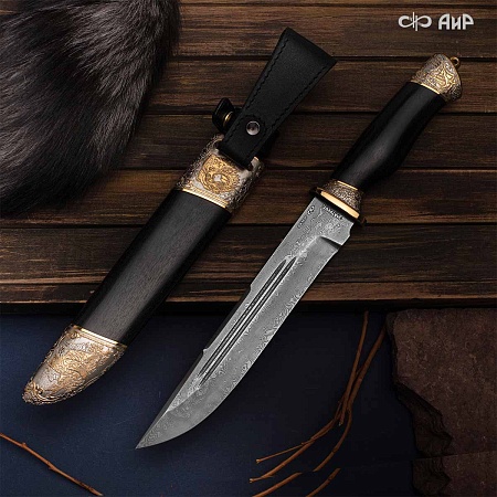  Нож Арсенальный люкс ручной работы № 38600 - мастера Златоуста